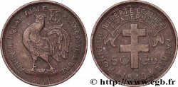 FRANZÖSISCHE EQUATORIAL AFRICA - Freie Französische Streitkräfte 50 Centimes 1943 Prétoria
