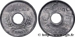 INDOCHINE FRANÇAISE 5 Centièmes 1943 Hanoï