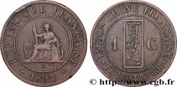 INDOCHINE FRANÇAISE 1 Centième 1892 Paris