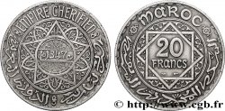 MOROCCO - FRENCH PROTECTORATE 20 Francs AH 1347 1928 Paris