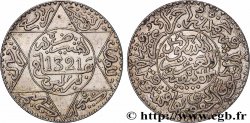 MAROKKO 2 1/2 Dirhams (1/4 Rial) Abdul Aziz I an 1321 1903 Londres