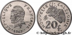 NOUVELLE CALÉDONIE Essai de 20 Francs 1967 Paris