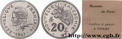 NEW CALEDONIA Piéfort 20 Francs Pacifique 1967 Paris MS 