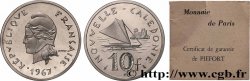 NEW CALEDONIA Piéfort 10 Francs Pacifique 1967 Paris MS 