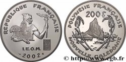 FRENCH POLYNESIA AND NEW CALEDONIA 200 Francs Proof I.E.O.M. 2002 Paris MS 