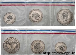 POLYNÉSIE FRANÇAISE Série de trois monnaies de 10, 20 et 50 francs 1967 Paris