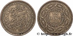 TUNESIEN - Französische Protektorate  5 Francs AH1365 1946 Paris