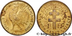 FRANZÖSISCHE EQUATORIAL AFRICA - Freie Französische Streitkräfte 1 Franc 1942 Prétoria