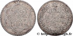 MAROC 10 Dirhams (1 Rial) Moulay Hafid I an 1329 1911 Paris