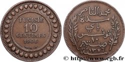 TUNISIE - PROTECTORAT FRANÇAIS 10 Centimes AH1326 1908 Paris
