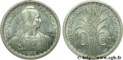 INDOCHINE FRANÇAISE 10 Centièmes 1945 Paris SPL 