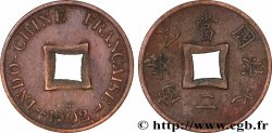 INDOCHINE FRANÇAISE 1 Sapèque (1/500 de Piastre) 1902 Paris