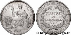 FRENCH INDOCHINA 1 Piastre de Commerce 1903 Paris