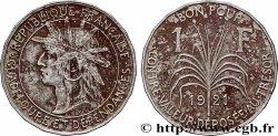 GUADELOUPE Bon pour 1 Franc 1921 