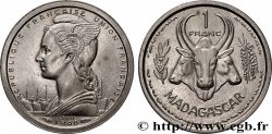 MADAGASCAR French Union Essai de 1 Franc 1948 Paris