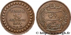 TUNISIA - French protectorate 10 Centimes AH1332 1914 Paris