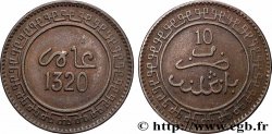 MOROCCO 10 Mazounas Abdul Aziz an 1320 1902 Birmingham