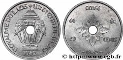 LAOS 20 Cents Royaume du Laos, éléphants 1952 Paris