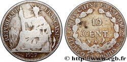 FRENCH INDOCHINA 10 Centièmes 1927 Paris