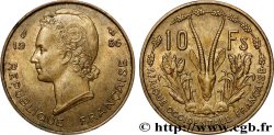 FRENCH WEST AFRICA 10 Francs 1956 Paris