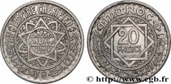 MAROKKO - FRANZÖZISISCH PROTEKTORAT 20 Francs AH 1366 1947 Paris