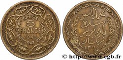 TUNESIEN - Französische Protektorate  5 Francs AH1365 1946 Paris