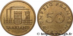 TERRITOIRE DE LA SARRE 50 Franken 1954 Paris
