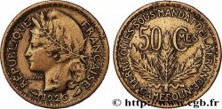 CAMEROON - FRENCH MANDATE TERRITORIES 50 Centimes 1926 Paris