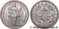 NEW CALEDONIA 2 Francs Union Française 1949 Paris