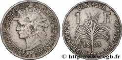 GUADELOUPE Bon pour 1 Franc 1903 