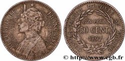 MARTINIQUE Bon pour 50 Centimes Colonie de la Martinique 1897 sans atelier