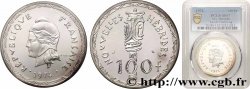 NEW HEBRIDES (VANUATU since 1980) Piéfort 100 Francs argent 1974 Paris
