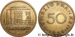 SARRE 50 Franken 1954 Paris