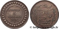 TUNESIEN - Französische Protektorate  5 Centimes AH1332 1914 Paris
