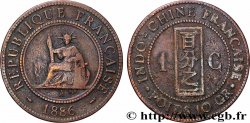 INDOCHINA 1 Centième 1886 Paris