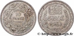 TUNESIEN - Französische Protektorate  10 Francs au nom du Bey Ahmed an 1358 1939 Paris