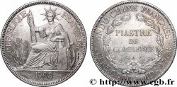 INDOCINA FRANCESE 1 Piastre de Commerce 1908 Paris SPL 