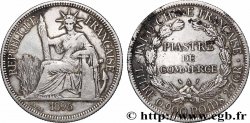 FRANZÖSISCHE-INDOCHINA 1 Piastre de Commerce 1896 Paris