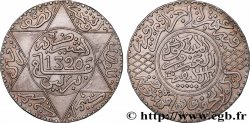 MARUECOS 5 Dirhams (1/2 Rial) Abdul Aziz I an 1320 1902 Berlin