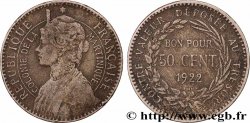 MARTINICA 50 Centimes 1922 sans atelier