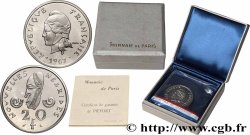 NEW HEBRIDES (VANUATU since 1980) Piéfort de 20 Francs Nickel 1967 Paris