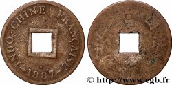 INDOCHINA 1 Sapèque (1/500 de Piastre) 1887 Paris