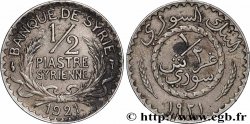 THIRD REPUBLIC - SYRIA 1/2 Piastre Syrienne Banque de Syrie 1921 Paris