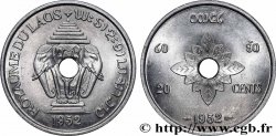 LAOS 20 Cents Royaume du Laos, éléphants 1952 Paris