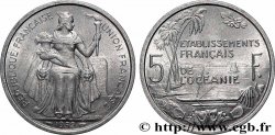 POLYNÉSIE FRANÇAISE - Océanie française 5 Francs Établissements Français de l’Océanie 1952 Paris