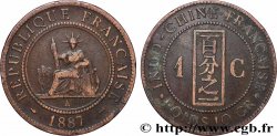FRENCH INDOCHINA 1 Centième 1887 Paris