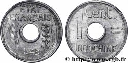 FRENCH INDOCHINA 1 Centième 1943 Hanoï