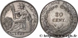 INDOCHINA 20 Centièmes 1937 Paris