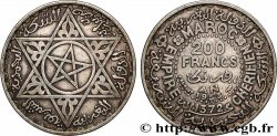MOROCCO - FRENCH PROTECTORATE 200 Francs AH 1372 1953 Paris
