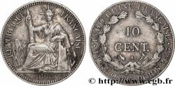 INDOCHINE FRANÇAISE 10 Centièmes 1898 Paris